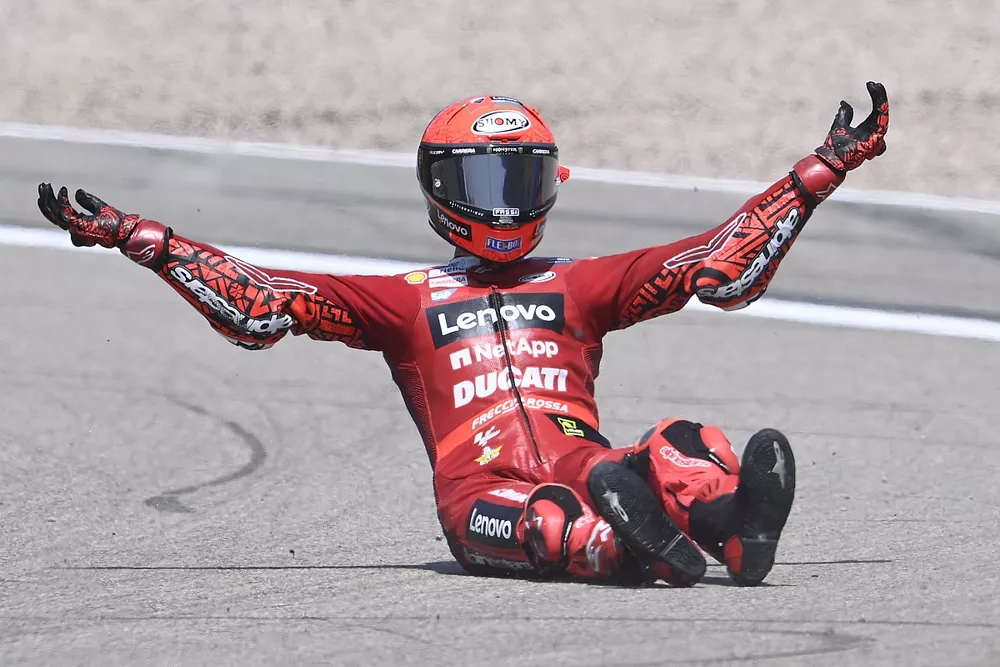 Francesco Bagnaia, Ducati Team crash