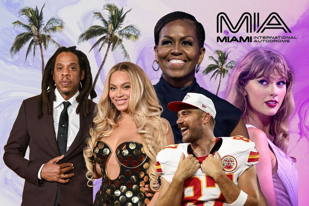 Gran Premio de Miami con famosos