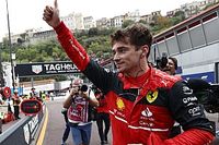 De startopstelling voor de F1 Grand Prix van Monaco 2022