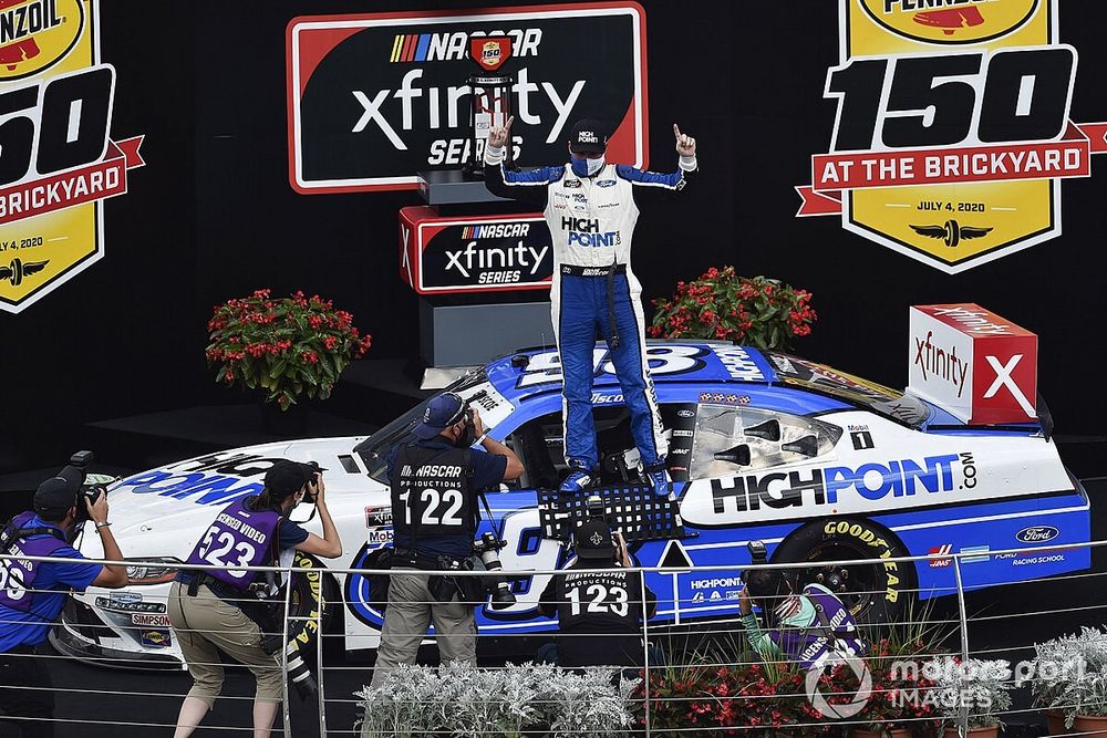 Race Winner Chase Briscoe, Stewart-Haas Racing, Ford Mustang