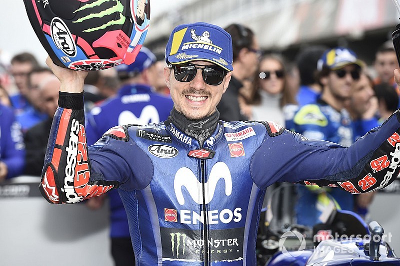 Pole pela primeira vez em 22º GPs, Viñales celebra: