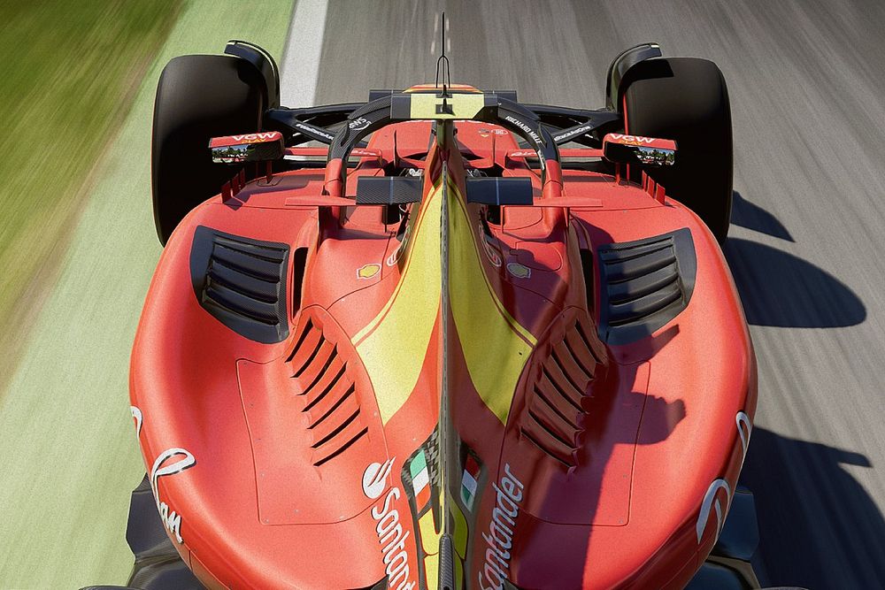 Diseño de Ferrari para el Gran Premio de Italia