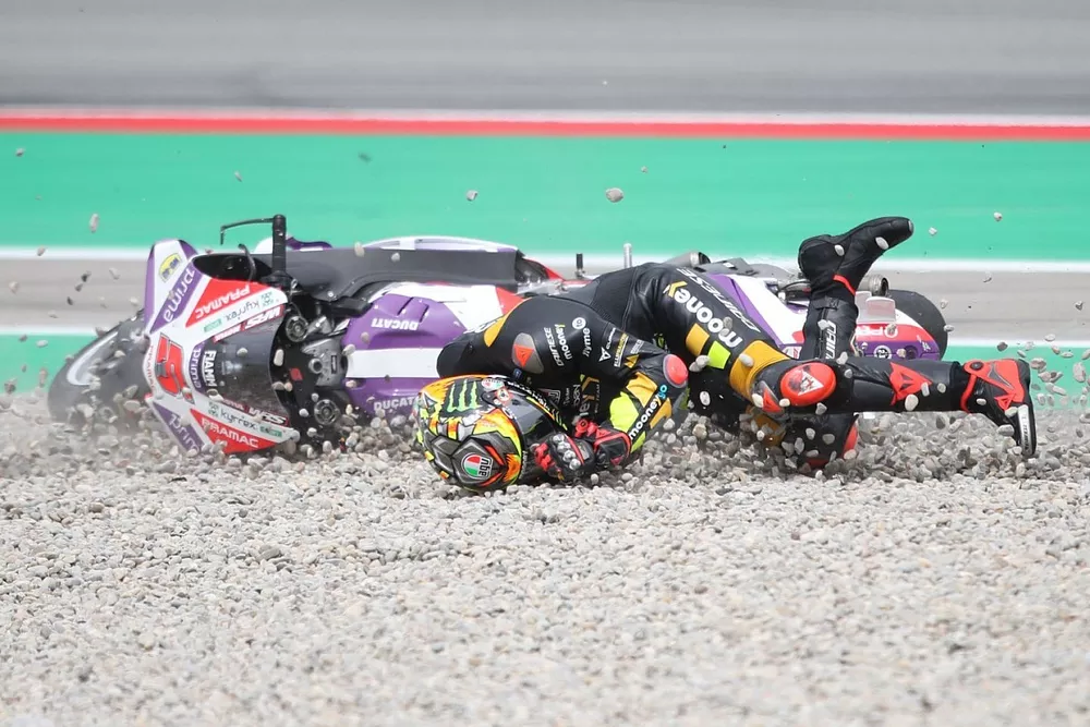 Ca&iacute;da de Marco Bezzecchi, VR46 Racing Team