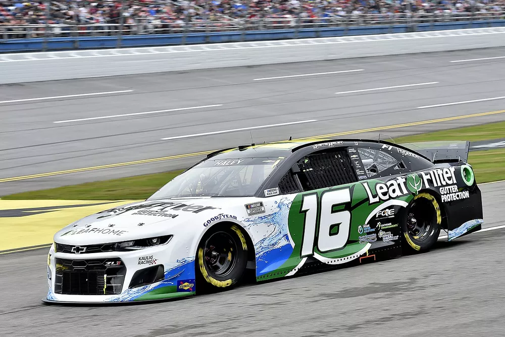Justin Haley, Kaulig Racing, Chevrolet Camaro LeafFilter Gutter Protection