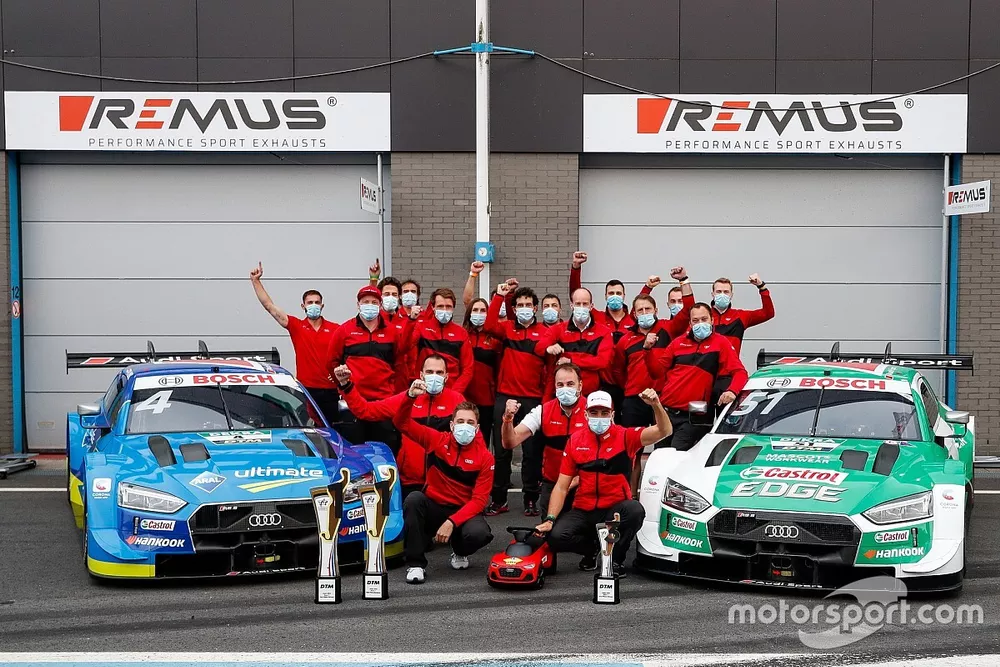 Nico M&uuml;ller, Audi Sport Team Abt Sportsline, Robin Frijns, Audi Sport Team Abt Sportsline with the team