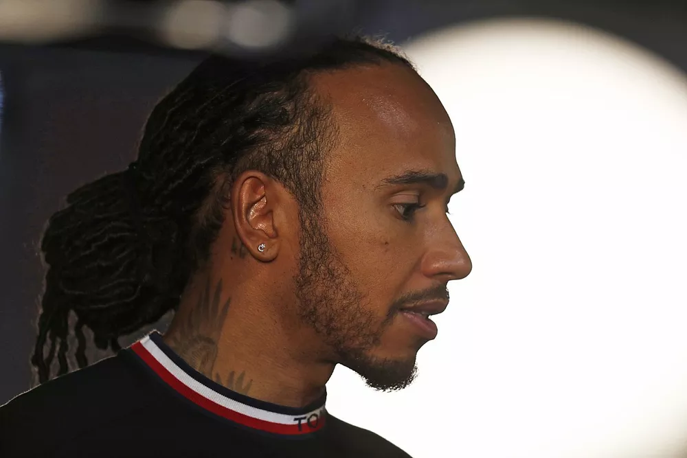 Pole man Lewis Hamilton, Mercedes