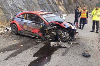 Tremendo accidente de Tanak, Evans se pone l&iacute;der en Montecarlo