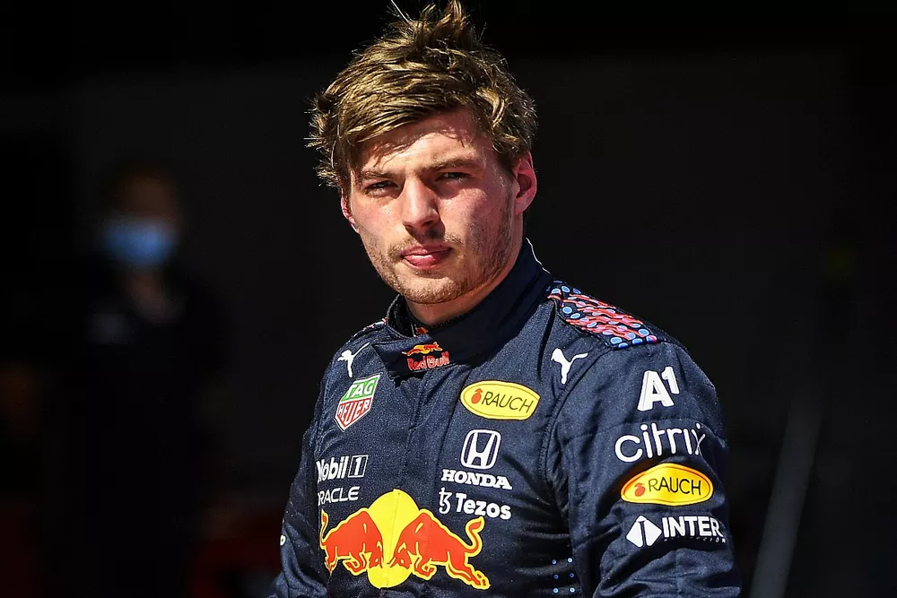 L'auteur de la pole position Max Verstappen, Red Bull Racing
