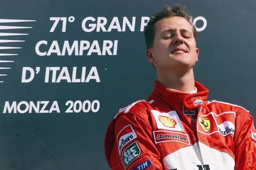 Michael Schumacher wint de GP van Itali&euml; 2000