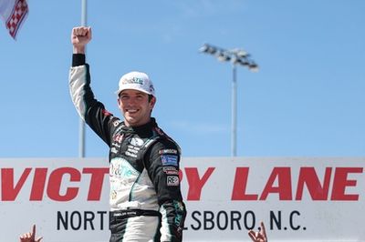 Chandler Smith goes from third to first to win North Wilkesboro Truck thriller