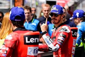 Bagnaia no entiende por qué la moto le marcaba un error en Brno