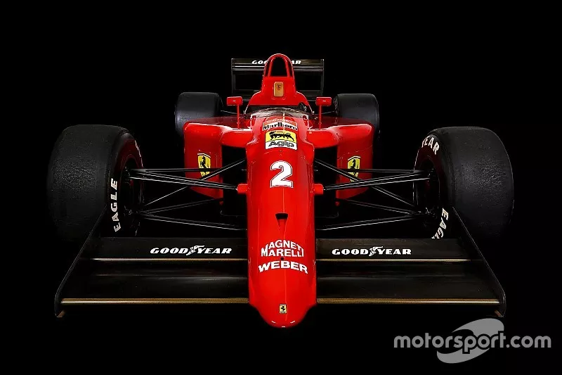 Alain 641/2 Ferrari 1990 F1 アラン・プロストの生写真 鈴鹿GP 641/2 フェラーリ Prost #アランプロスト #alainprost 芸術写真