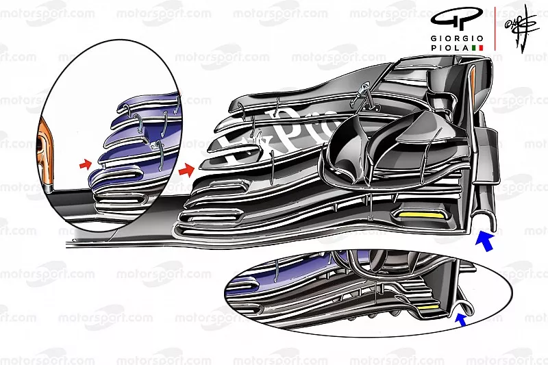 McLaren MCL33 voorvleugel Oostenrijk
