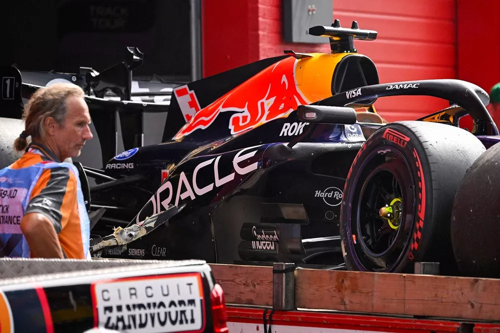 Max Verstappen explains what caused his race-ending F1 Dutch GP crash