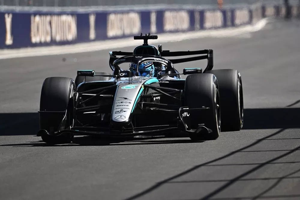 F1アゼルバイジャンGP FP1速報｜ラッセル首位、上位勢にもトラブル続発