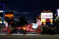 Leclerc celebra el inicio de Ferrari en Las Vegas y apunta a la pole