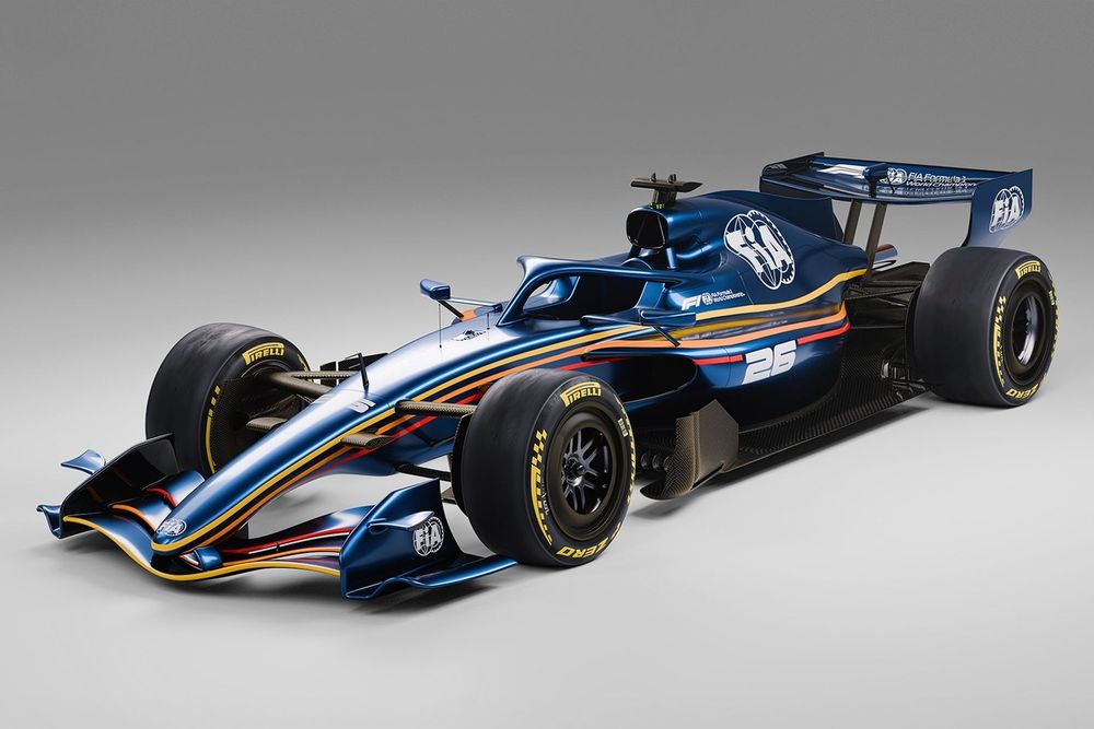 Render della vettura FIA F1 2026