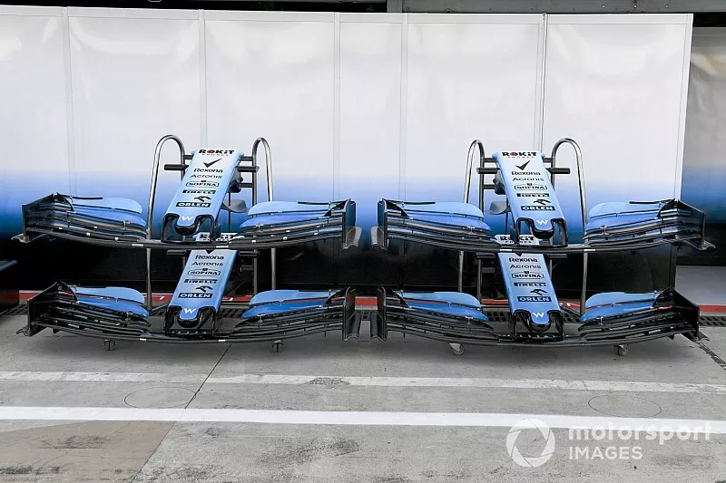 Aler&oacute;n delantero del Williams FW42 