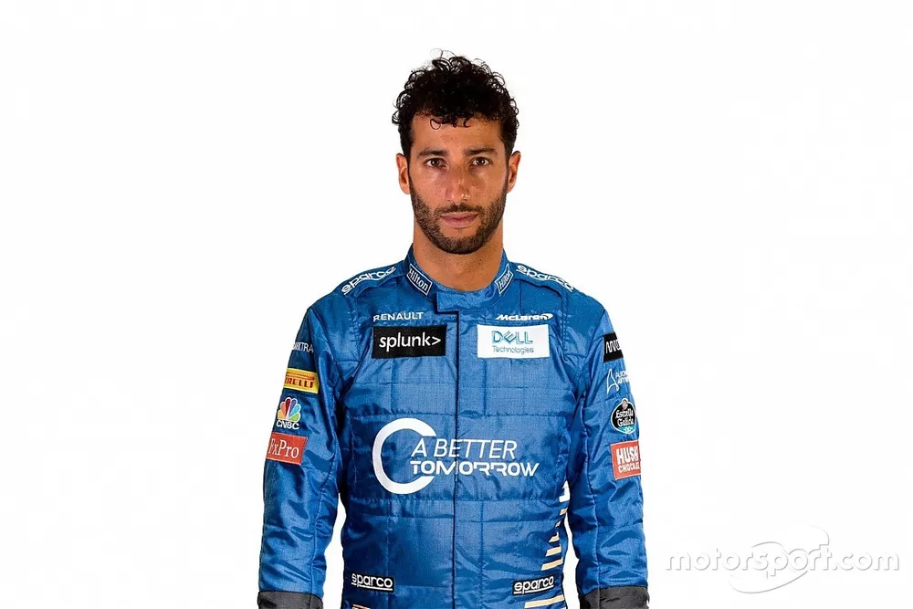 Daniel Ricciardo in McLaren-pak