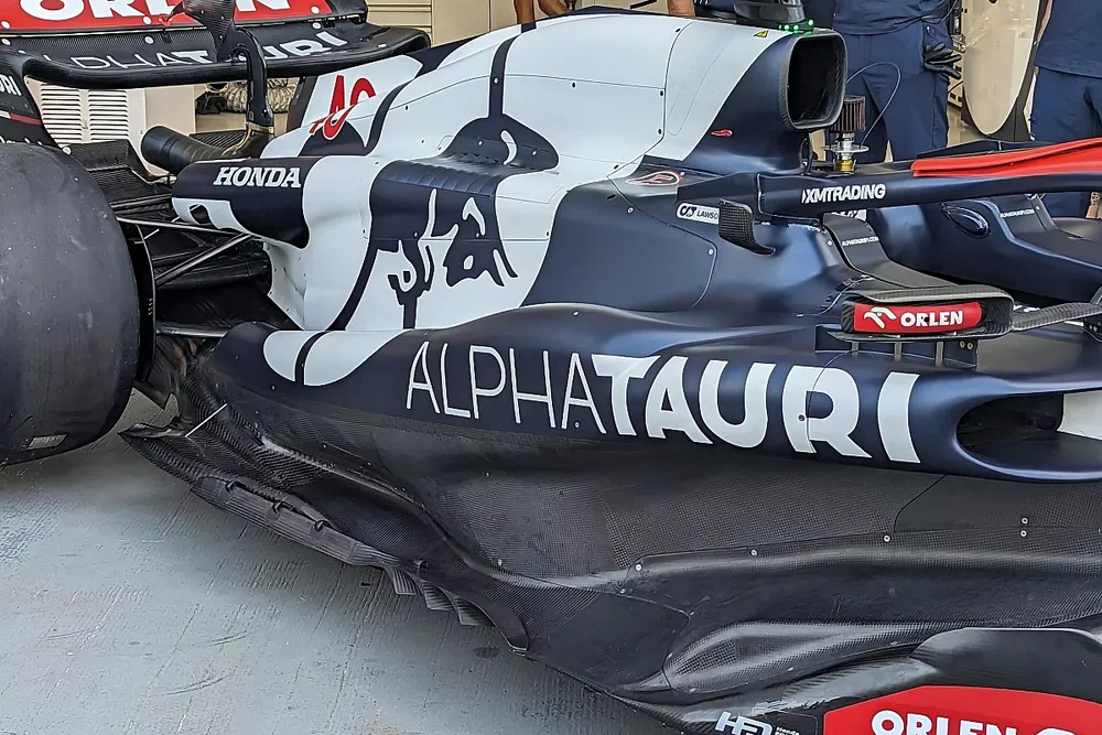 D&eacute;tails techniques de l'AlphaTauri AT04