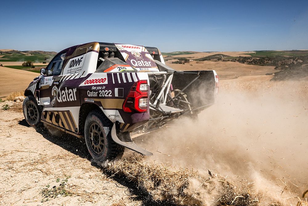 #200 Nasser Racing Toyota Hilux Overdrive: Nasser Al-Attiya, Matthieu Baumel