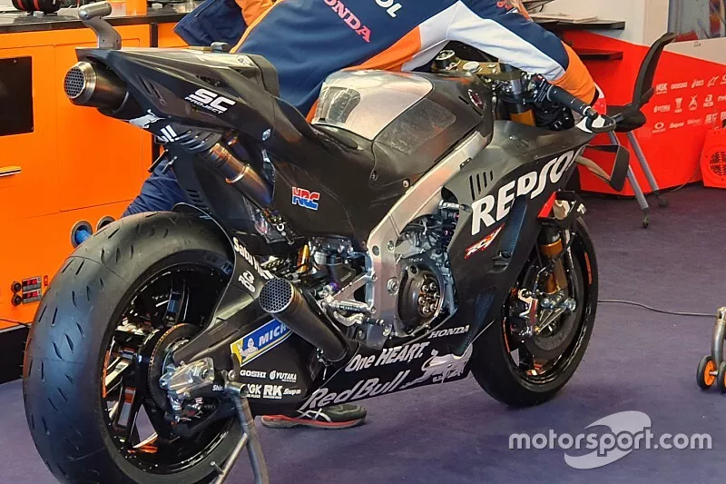 La moto di Marc Marquez, Repsol Honda Team
