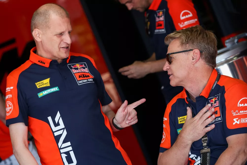 Aki Ajo, Team Manager, KTM Factory Racing, Pit Beirer, Motorsport Director, KTM