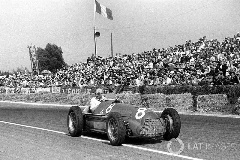 Ganador de la carrera Juan Manuel Fangio, Alfa Romeo 159A