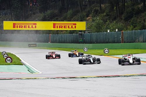 La parrilla final de B&eacute;lgica F1 tras sanciones y accidentes