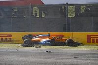 Sainz se libr&oacute; de un accidente "aterrador", celebra McLaren