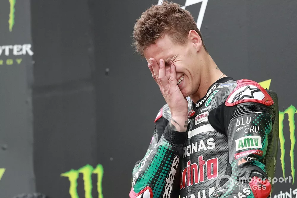 Il vincitore della gara Fabio Quartararo, Petronas Yamaha SRT