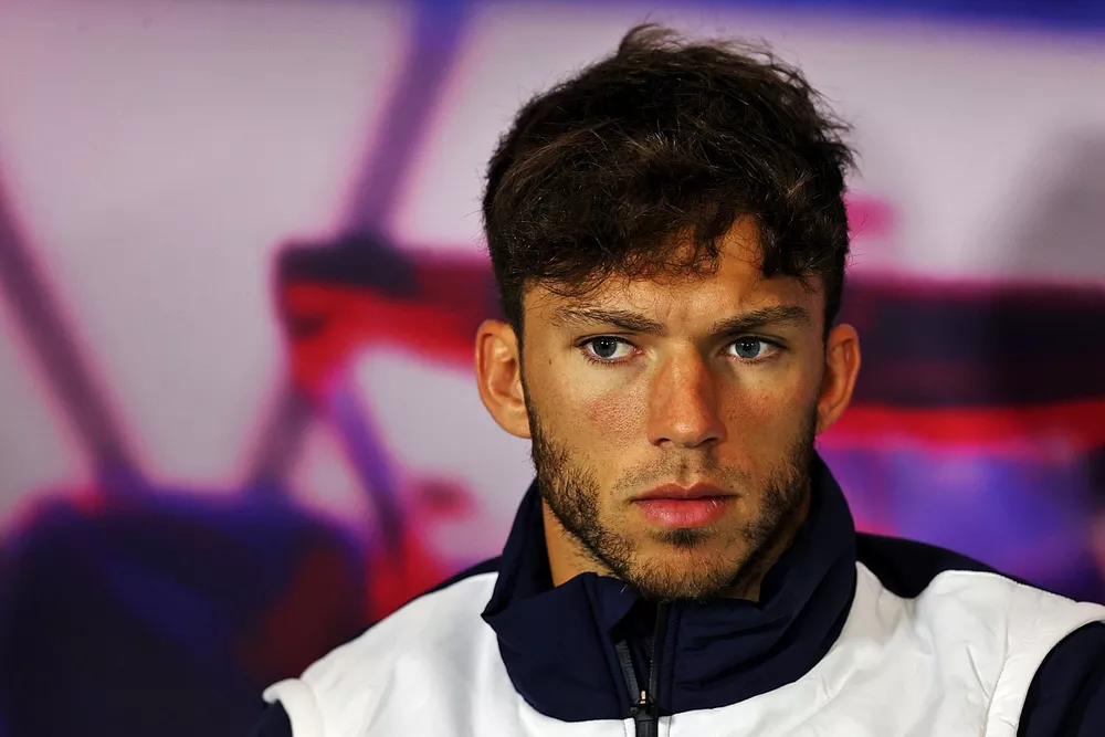 Pierre Gasly, Scuderia AlphaTauri en conf&eacute;rence de presse