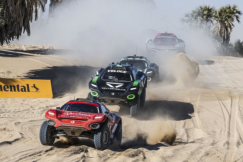 Laia Sanz, Mattias Ekstrom, Acciona | Sainz XE Team, Molly Taylor, Kevin Hansen, Veloce Racing 