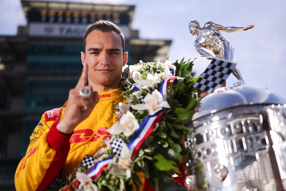 Race winner Alex Palou, Chip Ganassi Racing