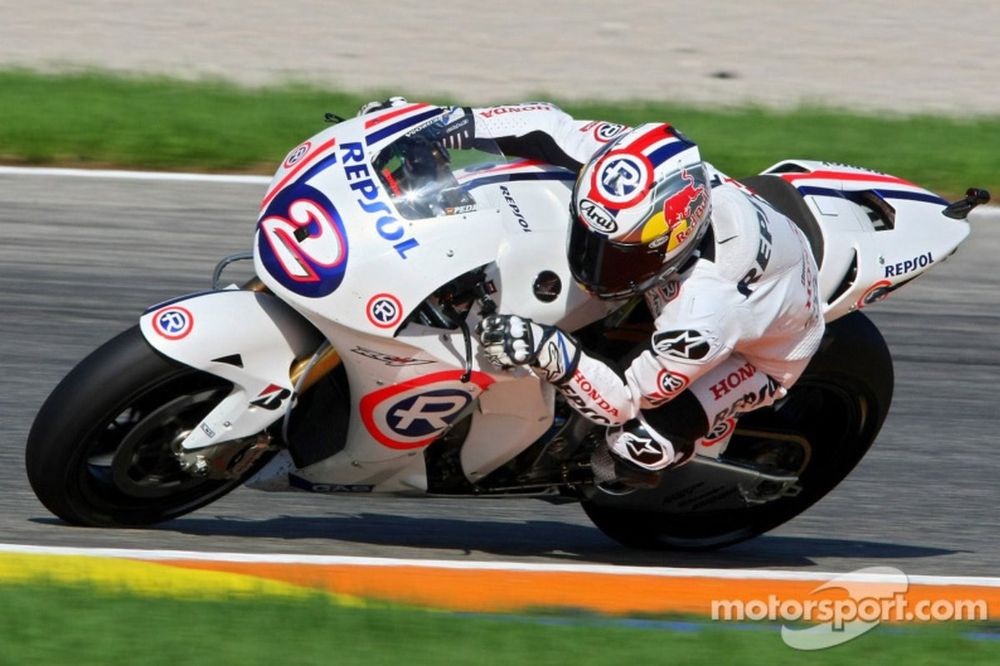 Pedrosa Honda vintage 2008 Valencia