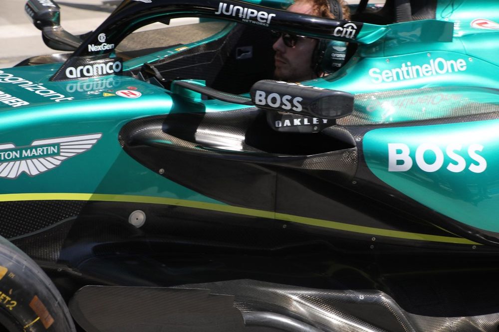 Detalle del Aston Martin AMR24