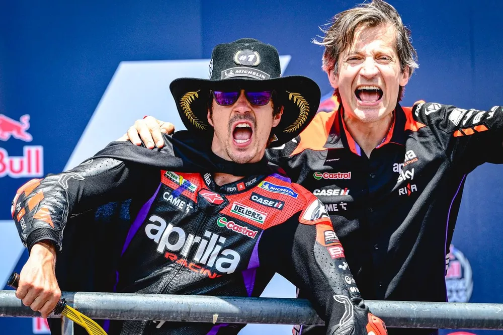 Massimo Rivola, CEO de Aprilia Racing, Maverick Vi&ntilde;ales, Aprilia Racing Team