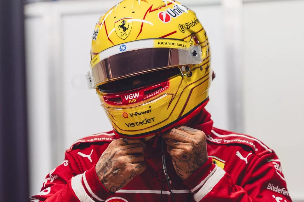 Lewis Hamilton, Ferrari nei test di Barcelona