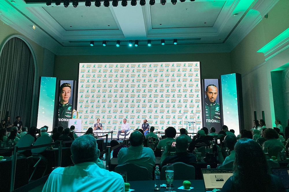 Coletiva Mercedes; Lewis Hamilton; George Russell