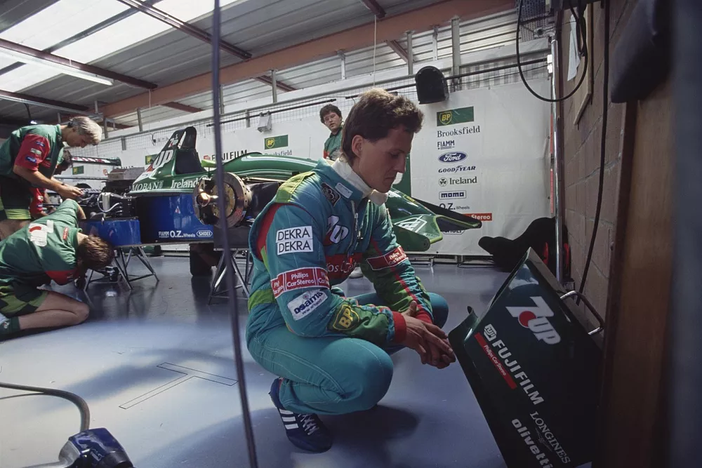 Michael Schumacher 1991 Belgian GP Jordan