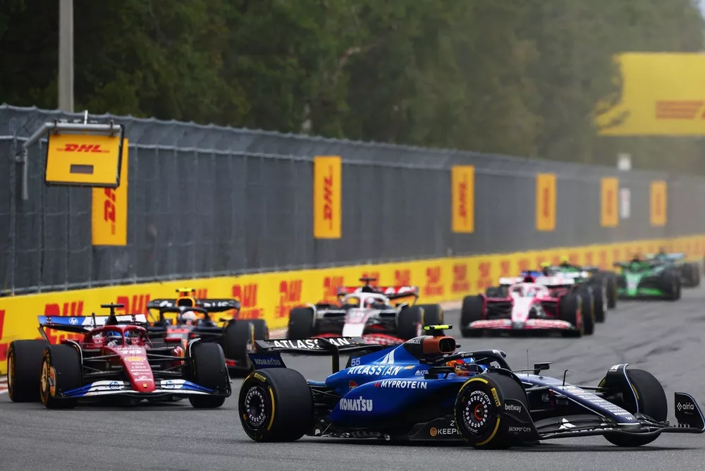 Charles Leclerc, Ferrari, Yuki Tsunoda, Red Bull Racing, Carlos Sainz, Williams