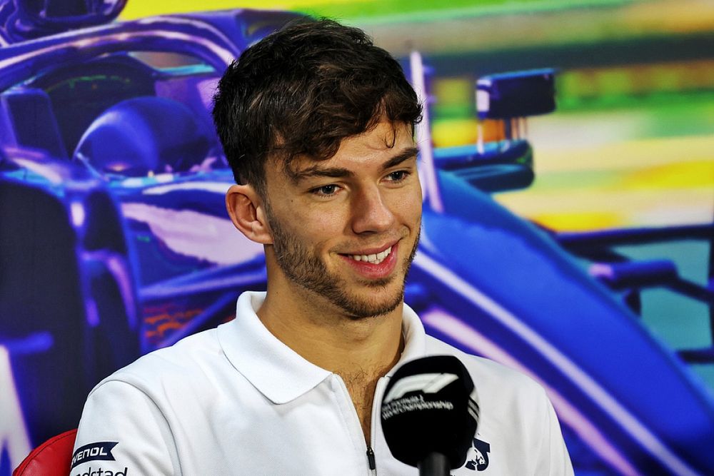 Pierre Gasly, conferencia de prensa de la Scuderia AlphaTauri 