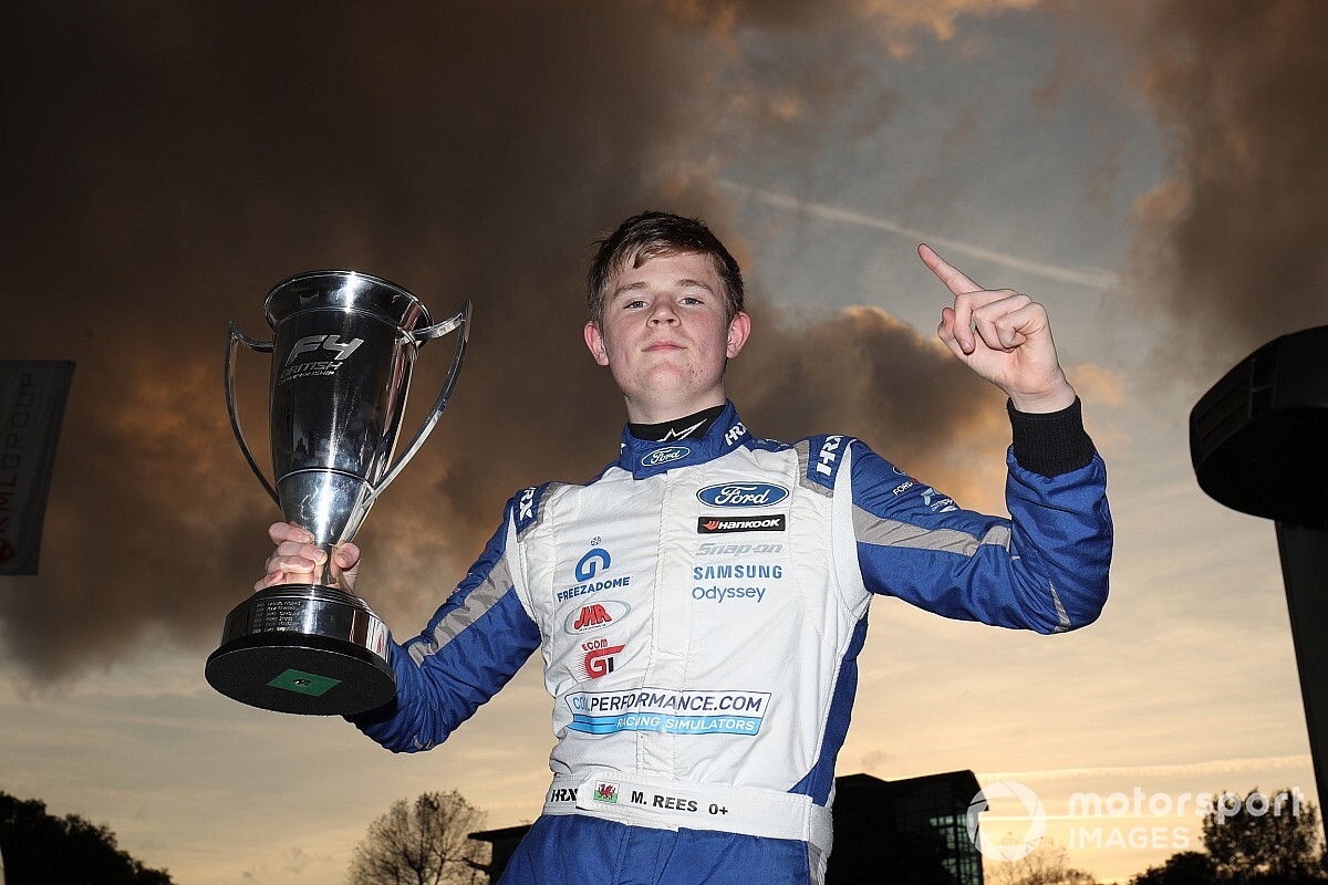 Gareth Rees F2 Rees wins British F4 title with a race to spare