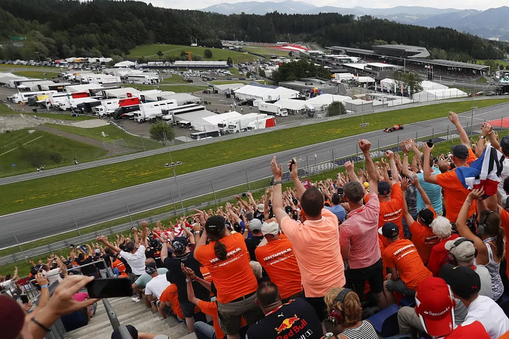 Fans of Max Verstappen