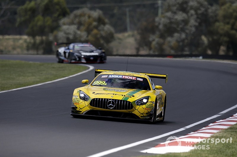 Bathurst 12 Hour: Aston penalty helps GruppeM Mercedes to pole
