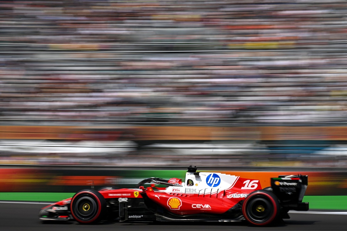 F1: Leclerc domina TL2 no México; Bortoleto enfrenta dificuldades