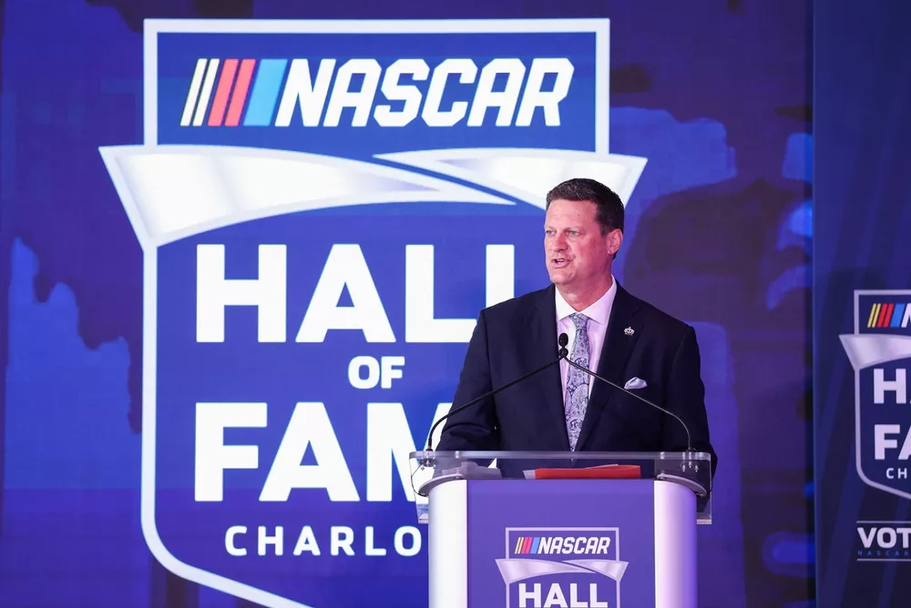 NASCAR CEO Steve O'Donnell at NASCAR Hall of Fame Voting