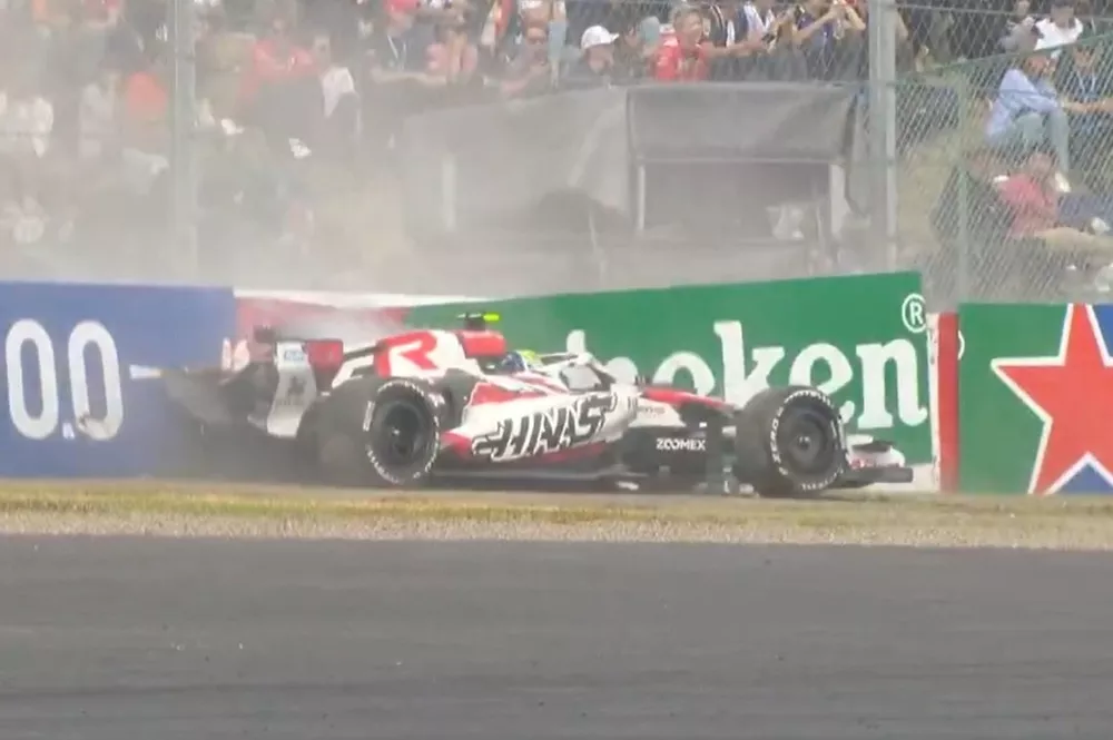 L'incidente di Oliver Bearman, Haas F1 TGR