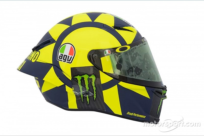 Valentino Rossi új sisakja