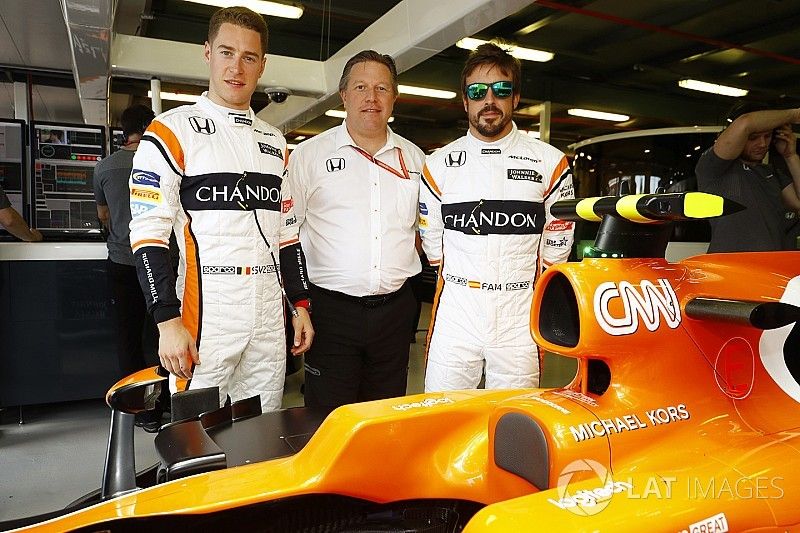 Stoffel Vandoorne, McLaren, Fernando Alonso, McLaren, Zak Brown, McLaren Technology Group